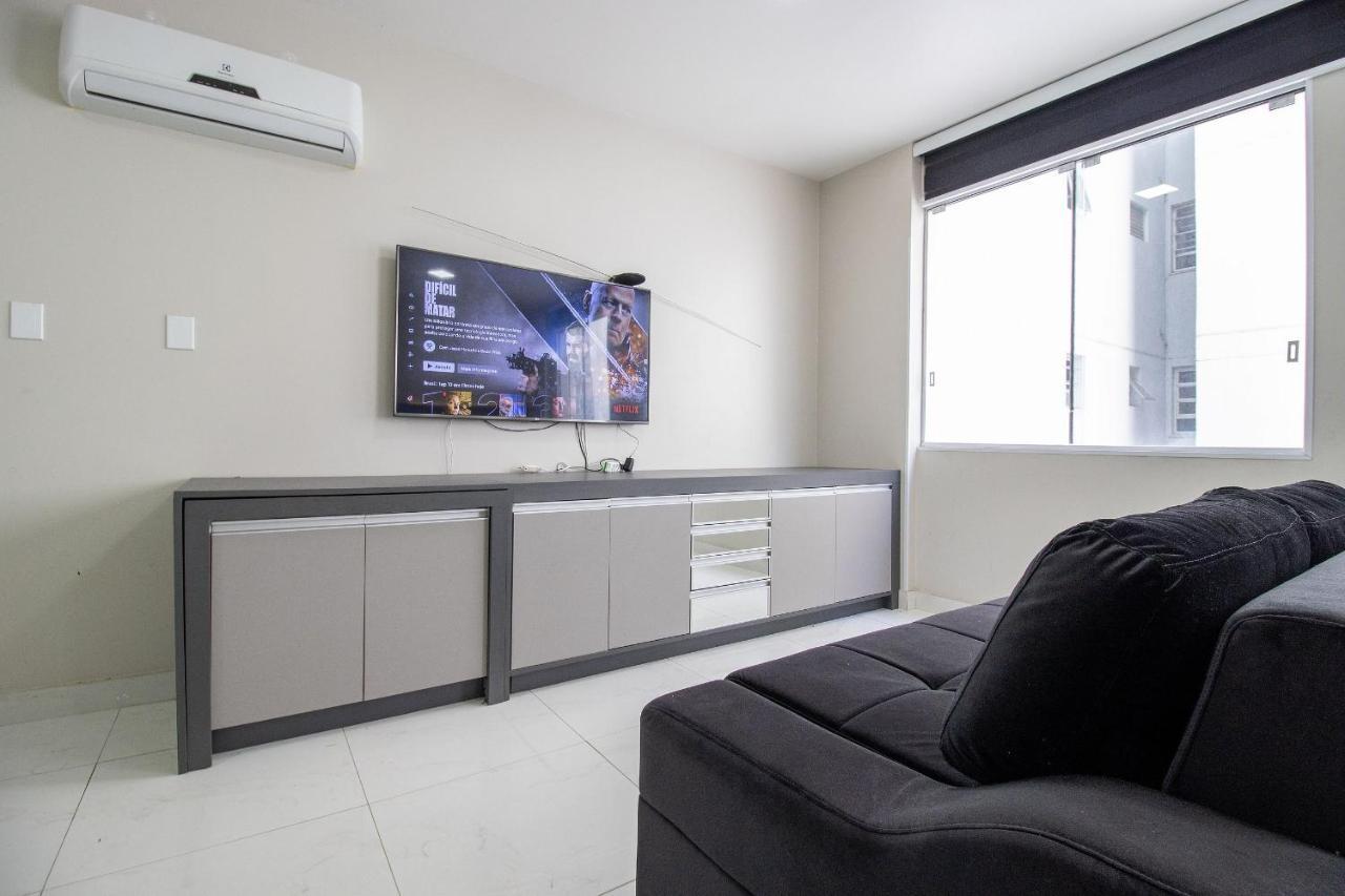 Balneário CamboriúPos25B - Climatizado, Tv Smart, Garagem, Wi-Fiアパートメント エクステリア 写真