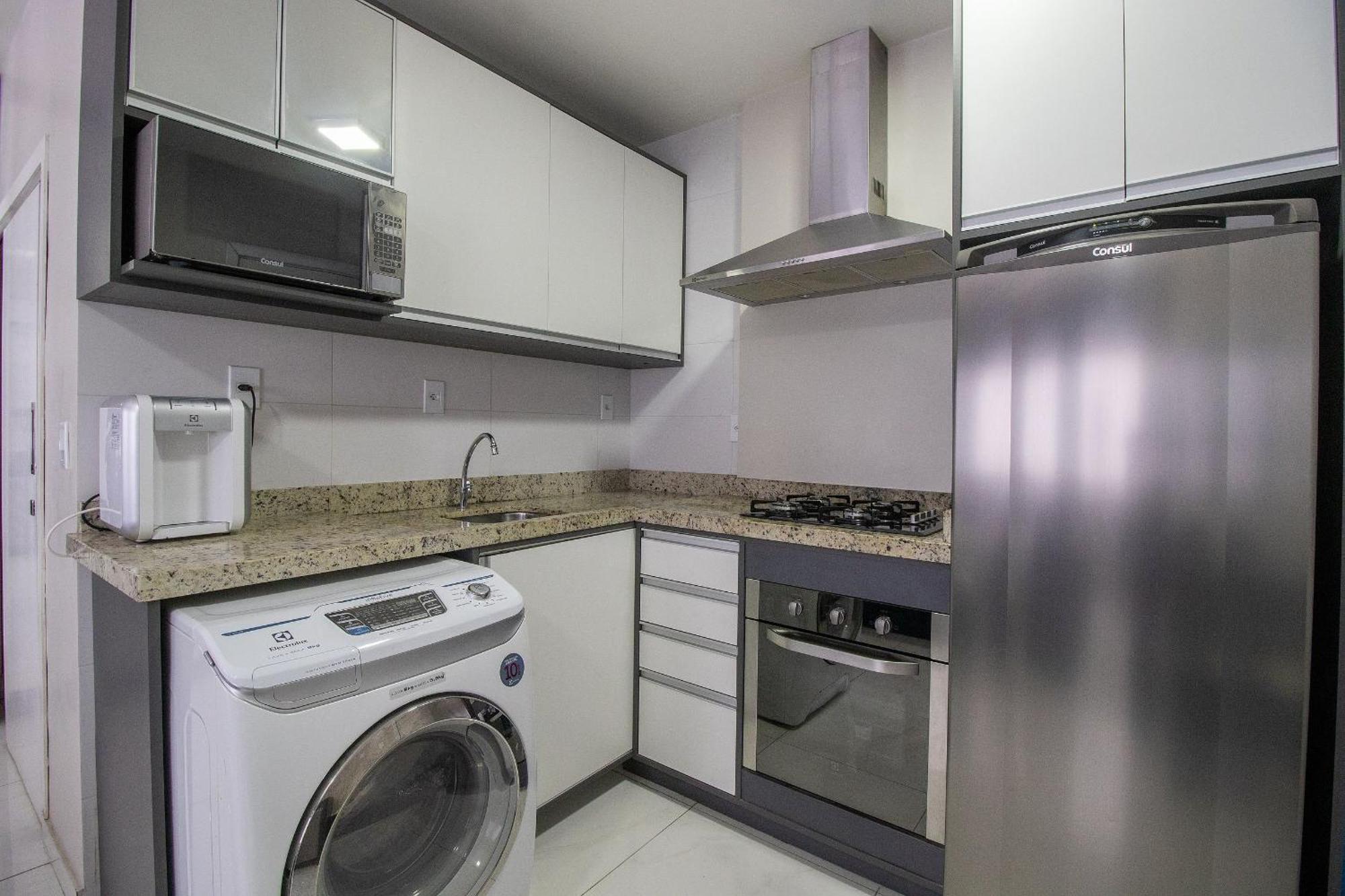 Balneário CamboriúPos25B - Climatizado, Tv Smart, Garagem, Wi-Fiアパートメント エクステリア 写真
